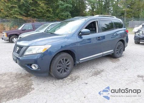 2014 Nissan Pathfinder Sl z USA, uszkodzony, nr VIN 5N1AR2MM1EC684741